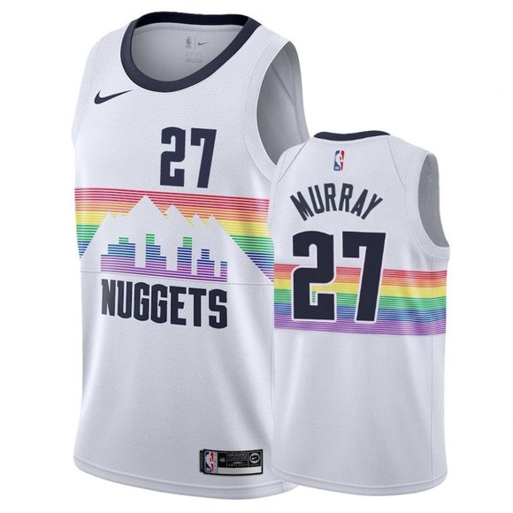 jamal murray jersey white